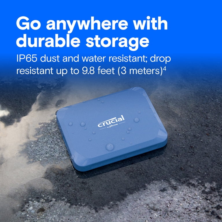 Micron, Crucial X10 8TB Portable SSD, USB-C 3.2 2x2 - Walmart.com
