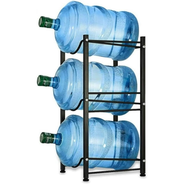 BEE VIBES Porta Garrafones de Agua Soporte de Almacenamiento Desmontable de 3 Niveles para Botellas de 20 Litros