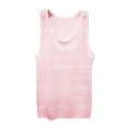 thumbnail image 4 of VNKIDY Mens T-Shirt Slim Fit Sheer Lace Sleeveless Tank Top Solid Color Geometric Pattern Breathable Tees For Beach Daily Party Wear Versatile Top, 4 of 5