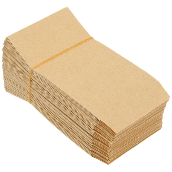 BRIGHTFUFU 100Pcs Small Kraft Paper Bags For Storage Multi Function Moisture Protection