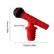 thumbnail image 2 of Juego de tapones de silicona para botellas de vino (color aleatorio), tapones de vino estilo micrófono, tapones de vino reutilizables, tapones de sellado al vacío, tapones de corcho para champán, beb, 2 of 5
