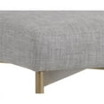 thumbnail image 5 of Sunpan Seneca 19.5" Fabric Dining Chair in Antique Brass-Gray (Set of 2), 5 of 7