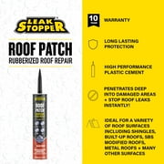 Leak Stopper Roof Patch, Black, 10 oz Tube