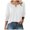 White_1, variant on Godom Women's 2025 Fashion Tops 3/4 Length Sleeve Business Casual Blouses Summer Tees Shirts