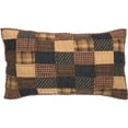 thumbnail image 5 of VHC Brands Patriotic Patch King Sham 21x37 Country Patchwork Design, Deep Red and Navy, 5 of 5