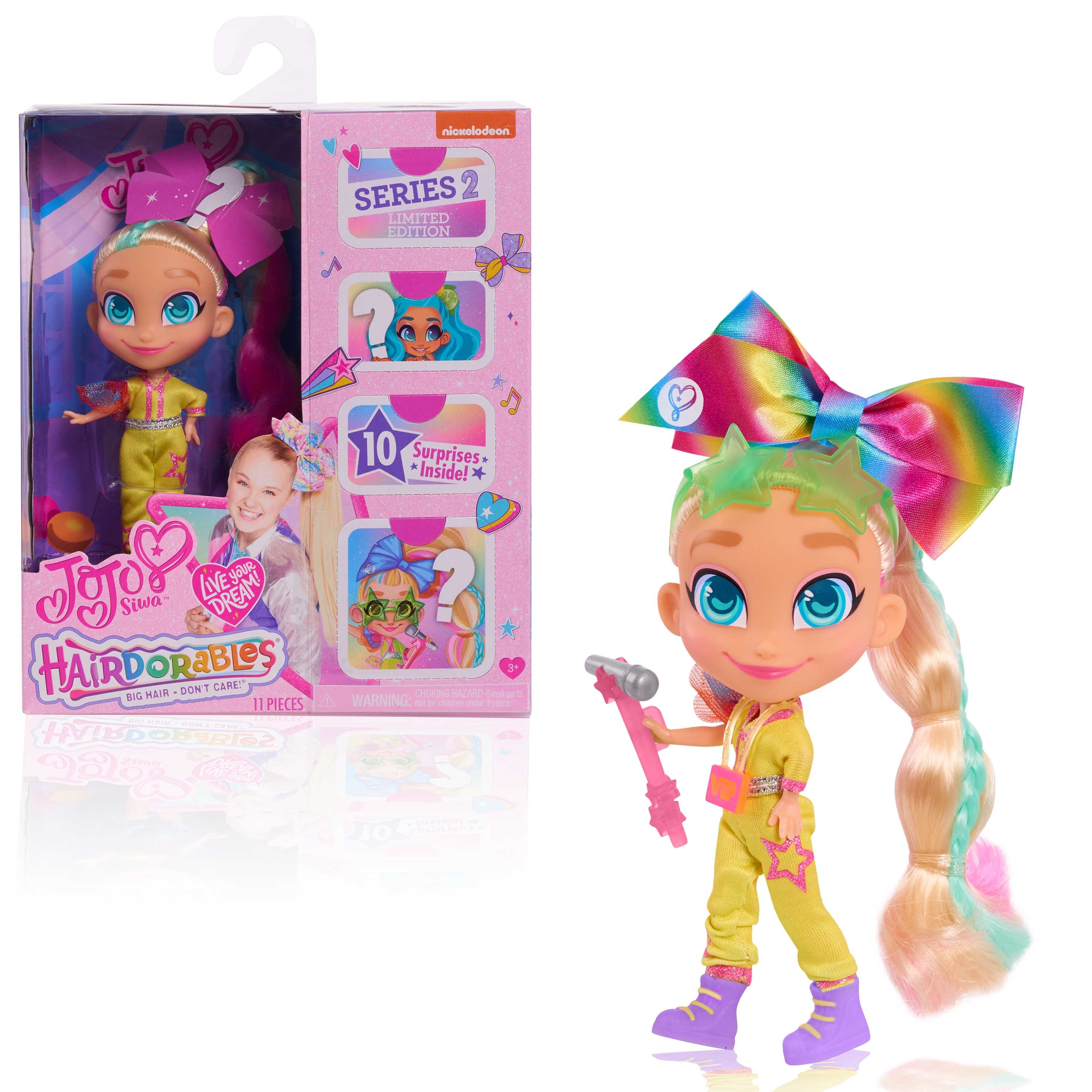 JoJo Siwa JoJo Loves Hairdorables Limited Edition Collectible Doll,  Kids Toys for Ages 3 Up, Gifts and Presents - image 2 of 2