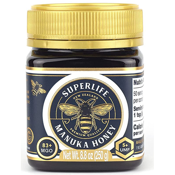 Superlife Manuka Honey MGO 83+ (UMF 5+) 8.82 oz, Raw Honey, Pure
