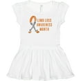thumbnail image 3 of Inktastic Limb Loss Awareness Prosthetic Leg and Arm Orange Ribbon Girls Baby Dress, 3 of 5
