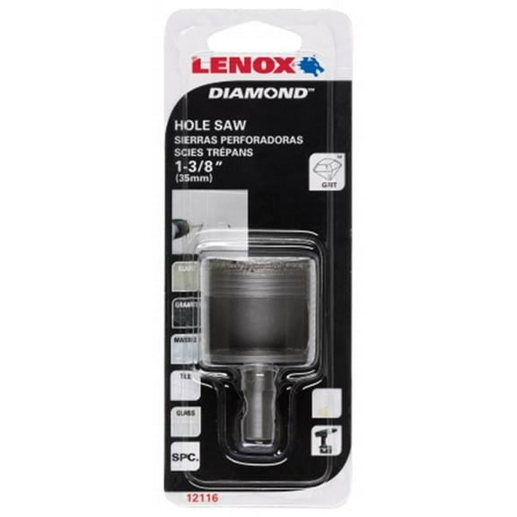 Lenox  1-3-8 in. Diamond Holesaw
