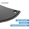 thumbnail image 4 of CNKOO PVC HH Guitar Pickguard Scratch Plate for SG Electric Guitars 3 Ply Black, 4 of 7