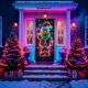 thumbnail image 4 of Cortina luminosa para fiestas festivas y Papá Noel, 4 of 4
