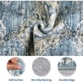 thumbnail image 4 of Washable Rugs 10x13 Area Rugs for Living Room, Vintage Blue Floral Bedroom Rugs Indoor Accent Large Carpet Table Soft Non Slip Retro Floor Cover, 4 of 8