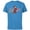 Light Blue, variant on Disney Daisy Duck Racing Mickey & Friends Race Car Drivers - Short Sleeve Cotton T-Shirt for Adults - Customized-Black