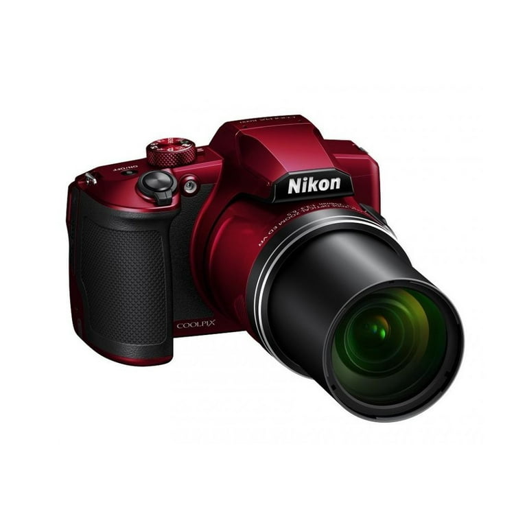 Nikon COOLPIX B600 Digital Camera (Red) with Essential Nikon COOLPIX B600 Digital Camera (Red) with Essential