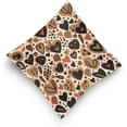 thumbnail image 5 of Leopard Print Heart Pillow Covers Soft Crystal Velvet Decor Giftsative Cushion Covers Square Throw Pillow Covers Home Decor Gifts for Sofa, 20×20 Inch, 5 of 7