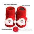 thumbnail image 4 of De Calcetines Navideños Para Bebés, Calcetines Antideslizantes Para Bebés, Calcetines Gruesos De Dibujos Animados Para El Suelo Para Bebés, Niños Y Niñas, Calcetines Divertidos Mullidos 3 Pares Methold HA039626-04, 4 of 6