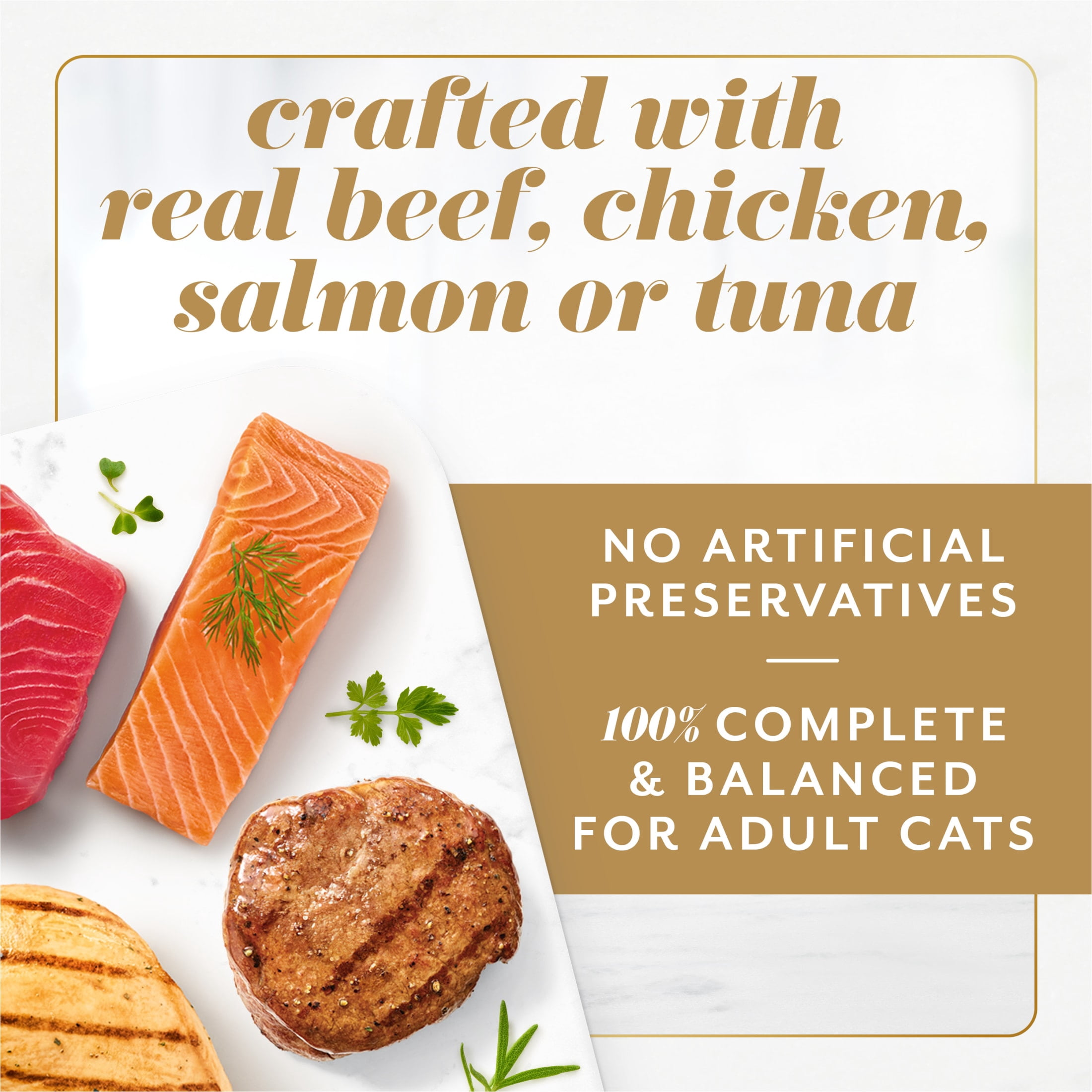 Purina Fancy Feast Gems Chicken, Beef, Tuna, & Salmon Flavor Mousse Pate Wet Cat Food Variety Pack, 2 oz Tubs (24 Pack)
