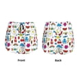 thumbnail image 3 of Balery Summer Pattern Women's Running Shorts with Liner 2 Pockets Elastic Workout Athletic Gym Yoga Shorts-XX-Large, 3 of 7
