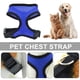 thumbnail image 2 of Arnés reflectante para collar de perro y gato, chaleco de malla, ropa para entrenamiento (azul oscuro L), 2 of 6