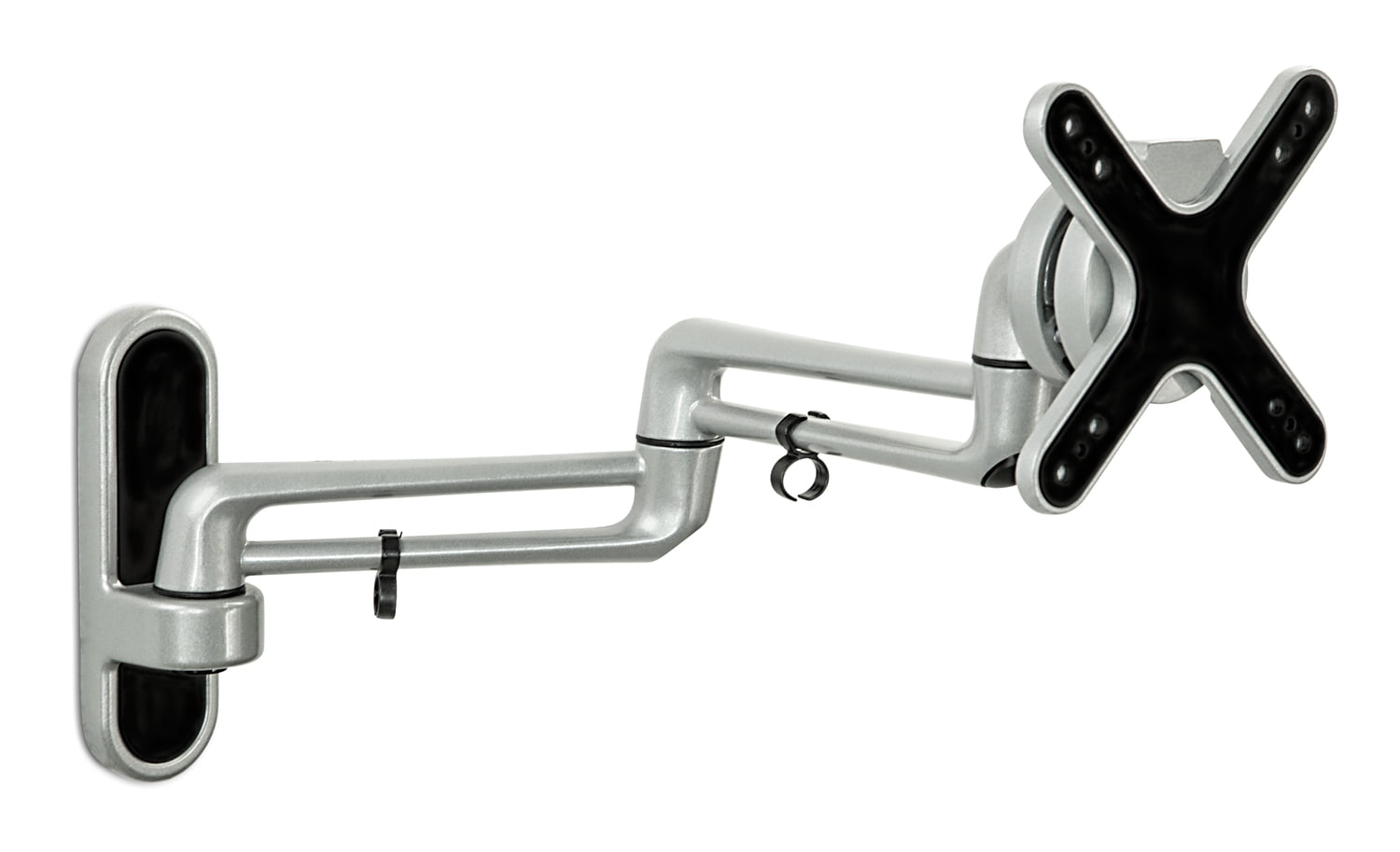 MountIt! Full Motion Computer Monitor Wall Mount Fits TVs and Computer Screens with VESA 75