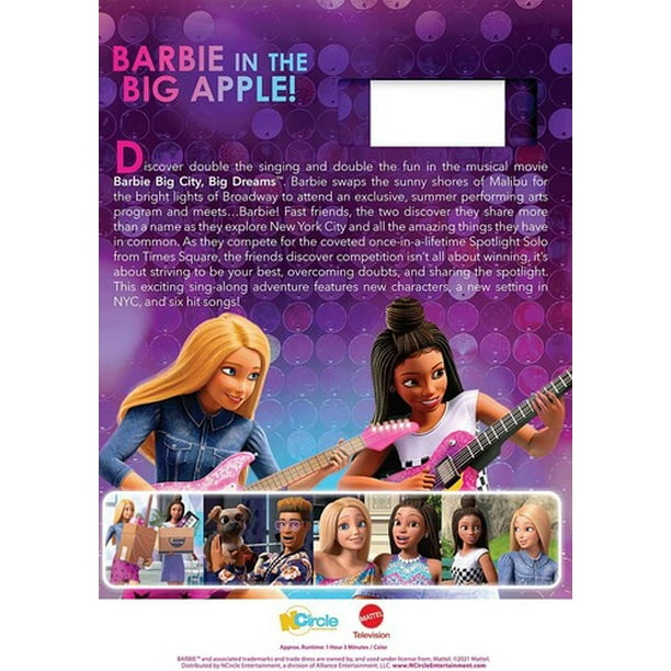 Barbie Big City Big Dreams DVD Walmart
