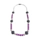 thumbnail image 2 of MOLA Collar y Pulsera mordedera sensorial Morado Cuentas de silicón Grado alimenticio Mola BM/collar y pulsera/silicón/Morado, 2 of 3