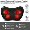 thumbnail image 4 of Masajeador de espalda Papillon para cuello Shiatsu con calor, 4 of 7