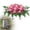 Pink 1, variant on KALAKALA 1 Pcs Artificial Cemetery Flower Saddles, Rose Headstone Flower Saddle,Cemetery Memorial Flowers for Outdoor Grave tombstone Decorations,Blue