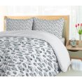 thumbnail image 5 of Ambesonne Shells Duvet Cover Set, Florida Fighting Conch, Queen, Dark Blue and White, 5 of 6