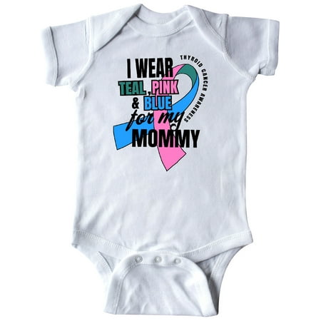 

Inktastic I Wear Teal Pink and Blue For My Mommy Gift Baby Boy or Baby Girl Bodysuit