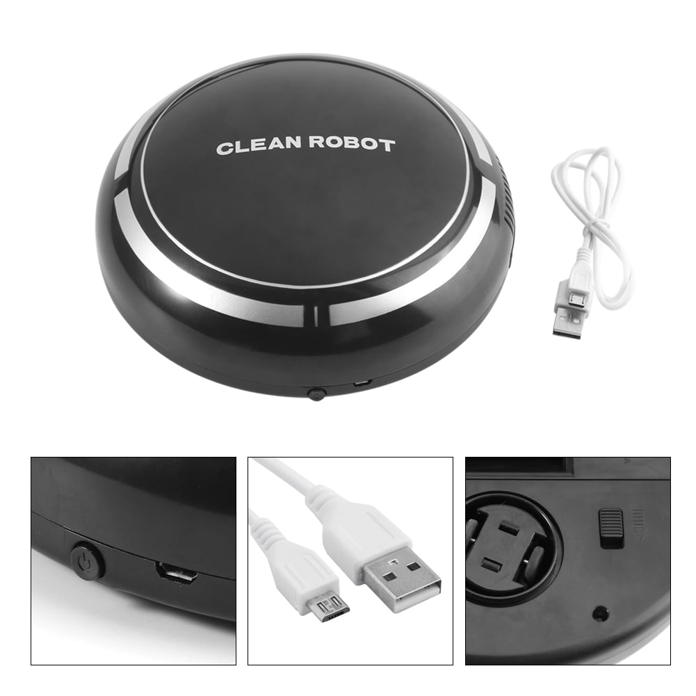 Garosa Automatic Robot Vacuum Cleaner USB Rechargeable Smart Robotic