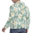 thumbnail image 6 of Daiia Lilies Flowers for Men's Fashion Hoodies & Sweatshirts with Kangaroo Pocket Hooded Sweatshirt Breathable & Moisture Wicking-4X-Large, 6 of 7