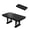 Black, variant on Spacious 71-Inch Dining Table for 6-8 – Rectangular Wooden Table with 2 Drawers, Double Pedestal Frame, Large Tabletop, Perfect for Kitchen or Office – Distressed Natural Wood Color