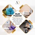 thumbnail image 3 of Juego de toallas de baño Ample Decor, 100% algodón, 18 unidades, color blanco, 3 of 7