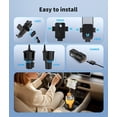 thumbnail image 5 of Upgraded 3-in-1 Car Wireless Phone Holder Cup Holder, 15W Fast Charging Automatic Clamping Cup Holder Extender, Phone Holder for Vehicle Cup Holders, Wireless Charger Compatible with All Smartphones, 5 of 7