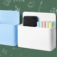 thumbnail image 5 of 5Pc Magnetic Chalk Boxes Magnetic Chalk Box For Classroom,Plastic White, 5 of 5