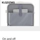 thumbnail image 3 of KLQDZMS-Bolsa de viaje para equipaje, Maleta de embarque para ordenador portátil con apertura frontal, cubierta de carrito con carga USB ABS + PC, Maleta de viaje de 20 "22" 24 "26", 3 of 4