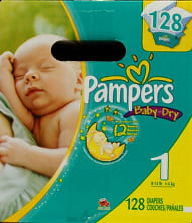 Pampers - Baby Dry Diapers, Super Pack (Choose Your Size)