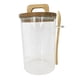 thumbnail image 4 of Latas selladas con bote transparente, recipiente de cuchara de vidrio, recipiente de vidrio para almacenamiento de alimentos, tarro de ensalada 1000ml, 4 of 9