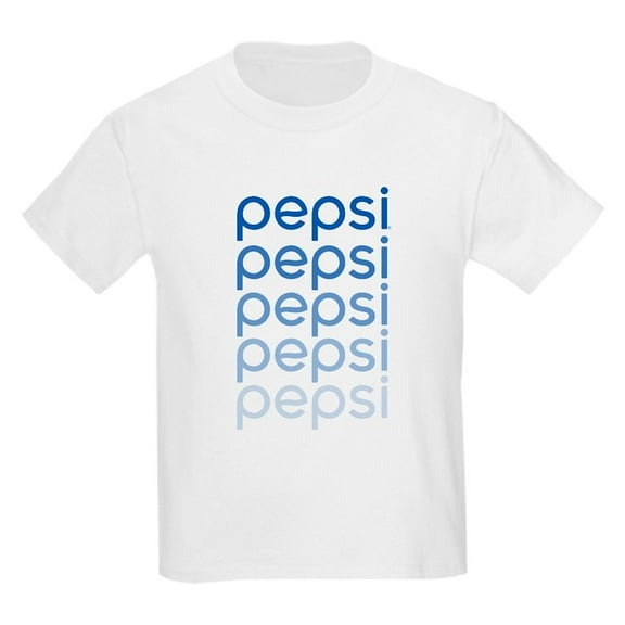 CafePress - Pepsi Fade Blue Kids T Shirt - Light Classic Kids Graphic, Short Sleeve T-Shirt, Sizes XS-XL