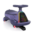 thumbnail image 5 of East doll 12V Ride on Toys with LED Screen, Electric Wiggle Car for 3-12, 2 Seater Car for Kids, Electric Car, Toddler Car, 2 Speed, Flashing Wheels, Bluetooth, Kid Ride on Car, 2.8-4.1 Mph, Purple, 5 of 9