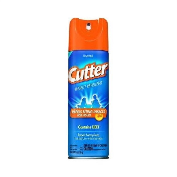 CUTTER 6oz UNSCNT AERO REPELL.
