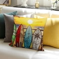 thumbnail image 3 of SHANXI Hopyeer Decor Throw Pillow Cover Flower Color Painting Pillowcase for Sofa Car Decoration Cushion Cover 12x12in, 3 of 5