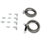 thumbnail image 3 of BOROCO Kit De Montaje De Manguera Enfriadora De Transmisión 6AN 52 Pulgadas De Longitud PVC De Acero Inoxidable Para TH350 700R4 TH400, 3 of 5