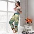 thumbnail image 5 of Cauagu Serene Coastal Blue Sky Pajama Pants for Women Loose Fit Wide Leg Trouser Pants Casual Elastic Waist Drawstring Lounge Pants, 5 of 6