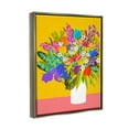 thumbnail image 4 of Stupell Industries Bouquet on Yellow Botanical & Floral Painting Gray Floater Framed Canvas Art Print Wall Art, 25 x 31, 4 of 10