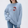 thumbnail image 2 of IROINNID Sweater for Christmas Women's Cute Funny Print Holiday Party Winter Warm Xmas Crewneck Sweater, 2 of 7