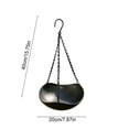 thumbnail image 3 of SLYNSHome Hanging Bird Bath for Outside Wood Hanging Birdbath & Bird Feeder for Outdoors Birds Water Wild Feeders Tray Bowl for Garden Balcony Decoration, 3 of 6