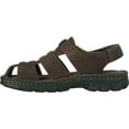 thumbnail image 4 of kozi Sandale Classique Décontractée pour Homme Sandale de Pêcheur FISHMAN-1 Bout Fermé Bride de Cou-de-Pied Ajustable Noir et Café, 4 of 8