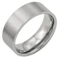 thumbnail image 2 of Stainless Steel 8mm Brushed Mens Ring Band Size 13, 2 of 5
